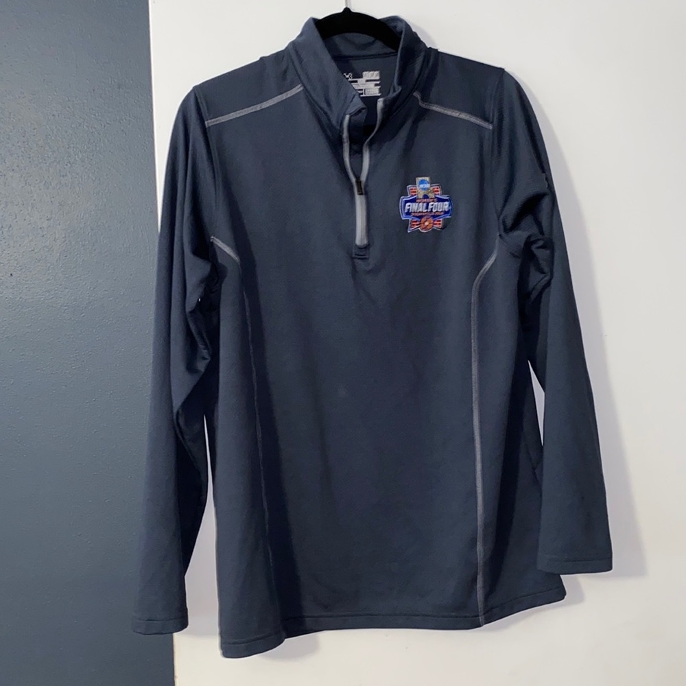Dark grey underarmour final four quarter zip